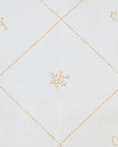 PACK OF CHRISTMAS SNOW COTTON NAPKINS (PACK OF 2)