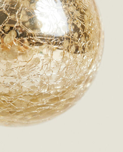 MERCURISED GLASS CHRISTMAS DECORATION