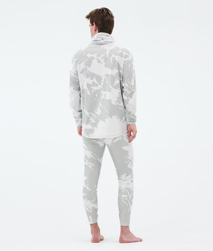Base Layer Top For Men 2X-Up Grey Camo