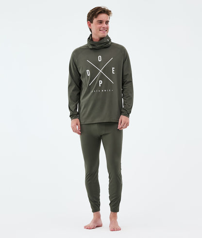 Base Layer Top For Men 2X-Up Olive Green