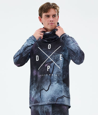 Base Layer Top For Men 2X-Up Jungle Purple