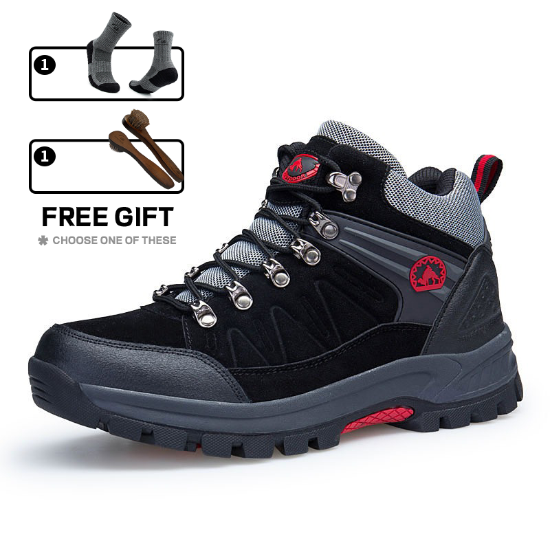 (⏰BLACK FRIDAY SPECIAL-70%OFF)Men's Mountaineering Orthopedic Ankle Support Hiking Boots Waterproof Non-Slip Wide Toe Tactical Boots