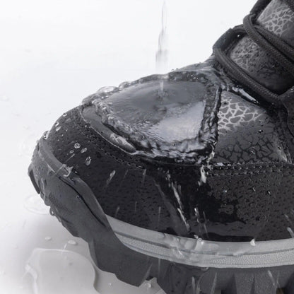 (⏰Limited Time Discount 49% off)Men's Thick Warm Snow Boots Wide Toe Anti-skid Fur Lined Leather Boots Waterproof Winter Hiking Boots